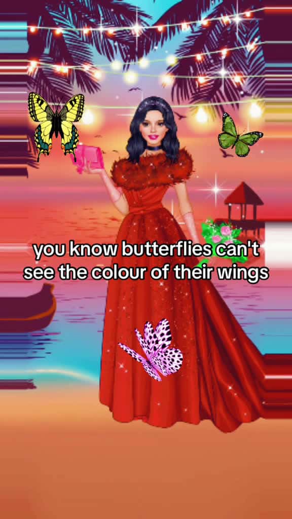 Cover for Butterflies can t see the color of their wings 80270 #trend