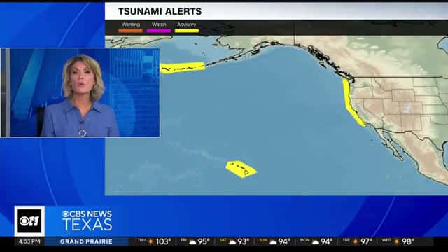 Cover for Tsunami waves hit US west coast after 8.8 magnitude earthquake near Russia