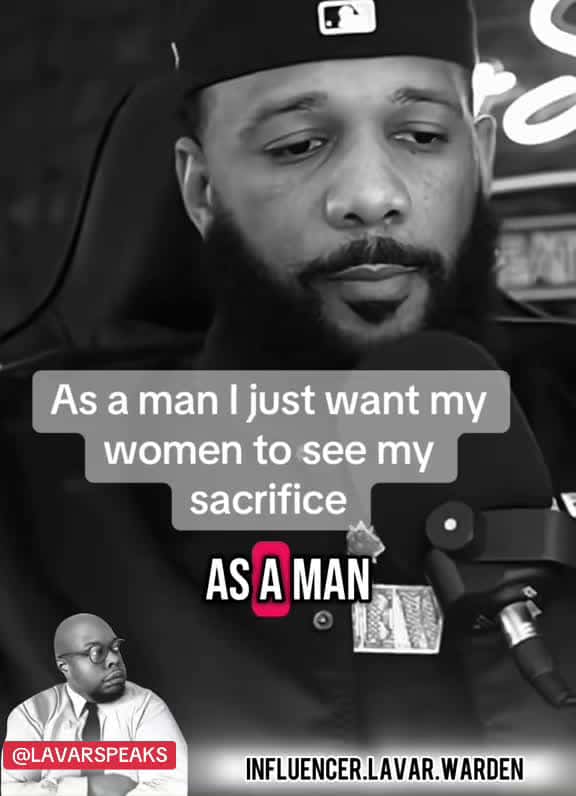 Cover for As a man I just want my woman to see my sacrifice  #relationship