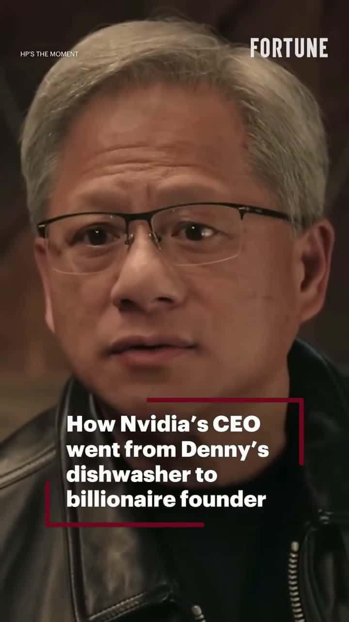 Cover for Jensen Huang was once Denny’s “best dishwasher.”⁠⁠“I planned my work. I was organized. I was mise en place,” Huang said during a March 2024 interview with Stanford Graduate School of Business. “I washed the living daylights o...