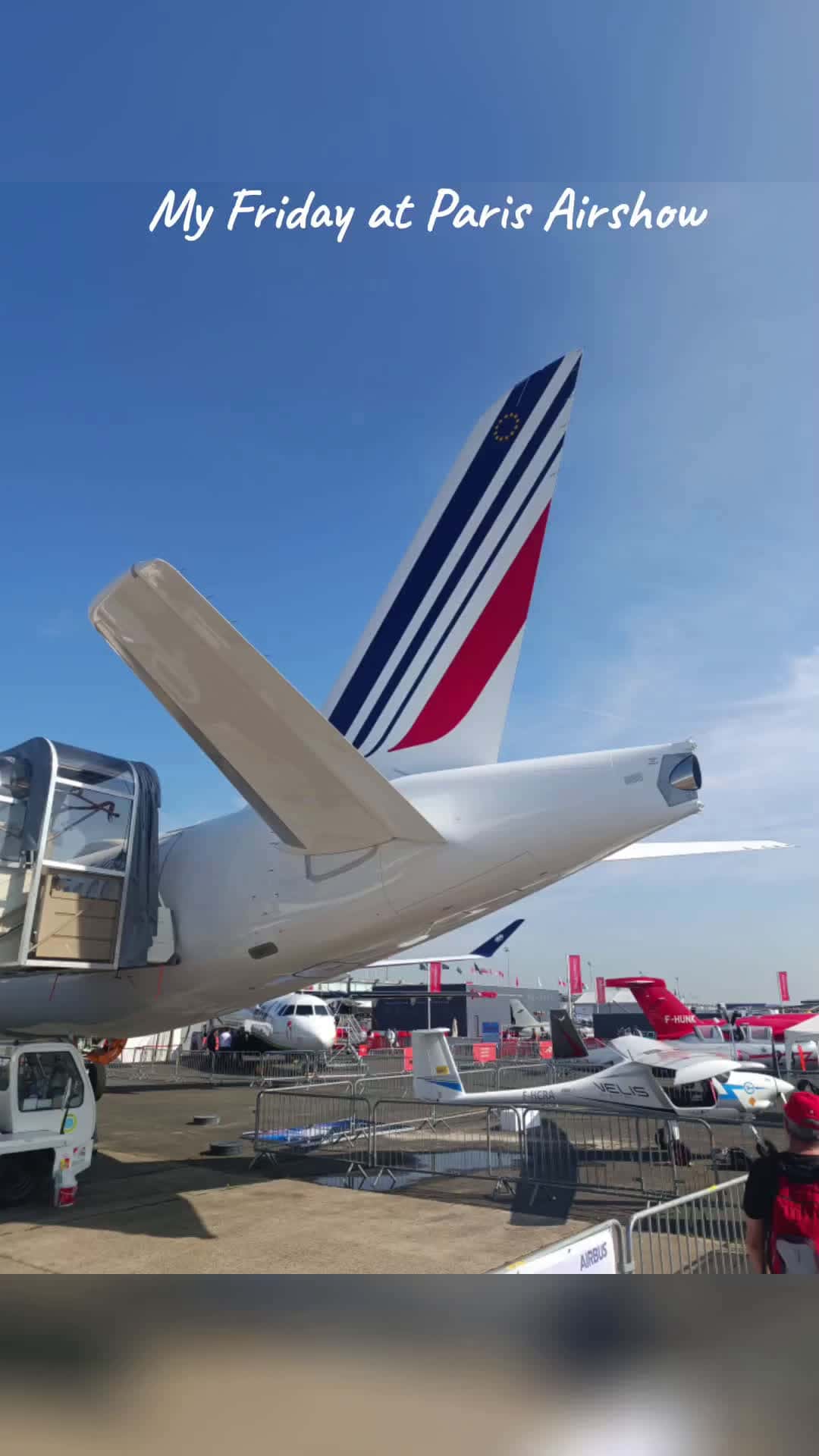 Cover for Had an absolute blast at Paris Airshow this year ! Got to meet people, visit planes, laugh, be amazed.... See you in 2025 Paris Airshow ! #avgeek #aviator #aviation #flight #yourdoseofaviation #pilot #fyp #studentpilot #flying #parisairshow