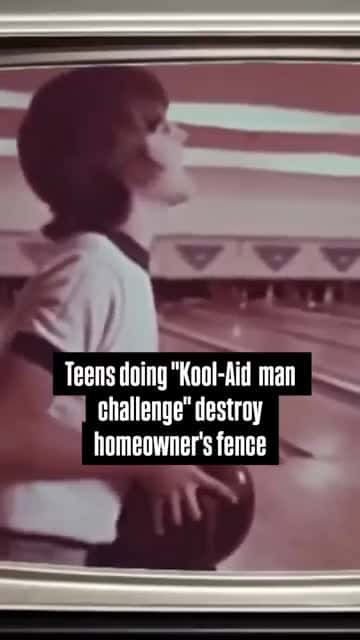 Cover for Teens Doing 'Kool-Aid Man Challenge' Des