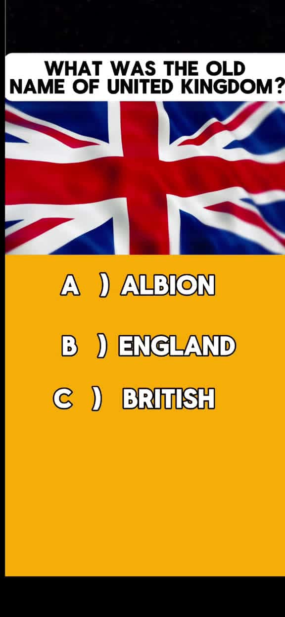 Cover for Quesions that make you think what was the old name of united Kingdom questions intelligenc 61271 #america