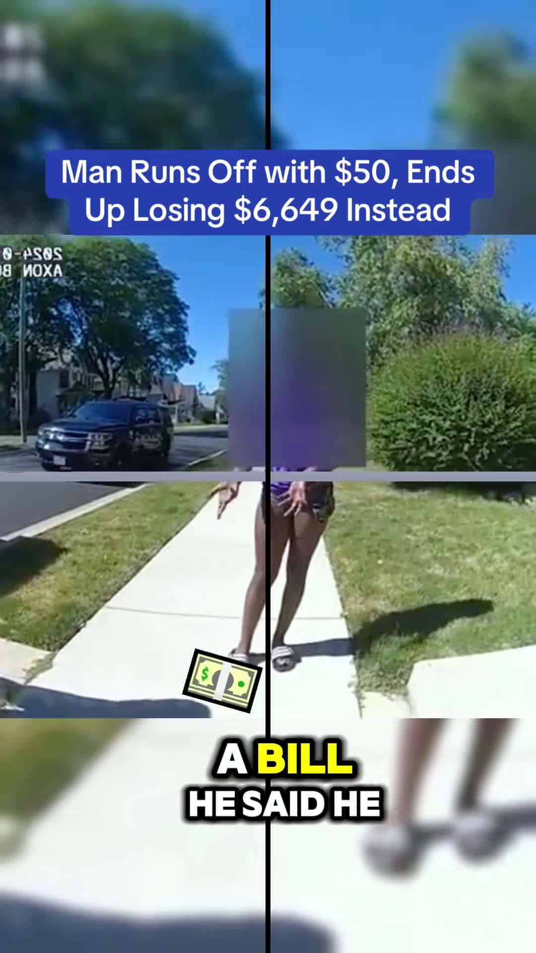 Cover for Man Runs Off with $50, Ends Up Losing $6,649 Instead #bodycam 