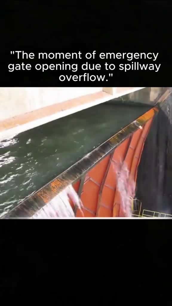Cover for viral how water dam open release moments 11071 #shortvideos