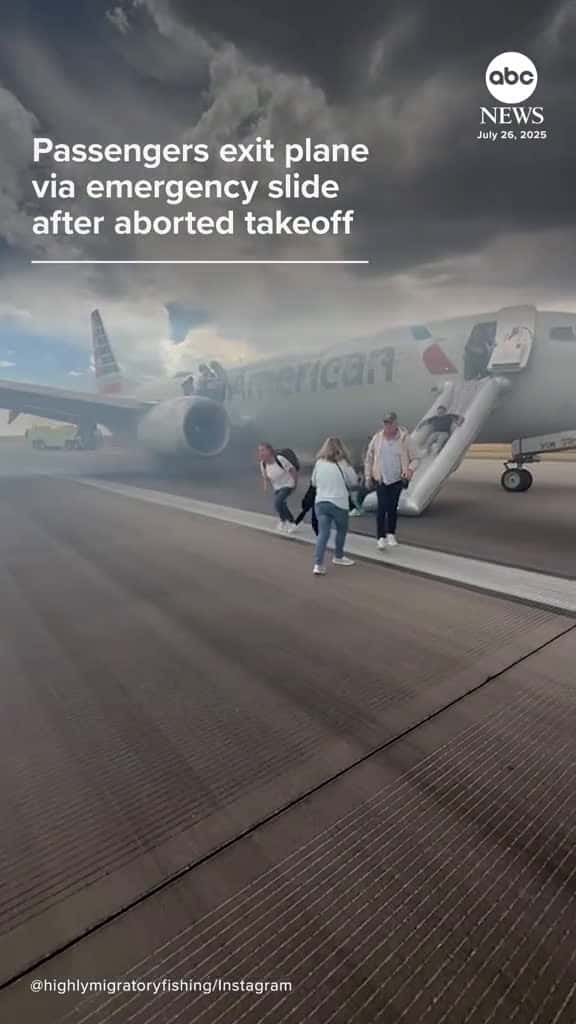 Cover for #FirstVideoChallenge One person was taken to the hospital after passengers were evacuated from an American Airlines flight that was landing at Denver International Airport, following a mechanical issue, according to the airline. I hope everyone is safe and in good health.🥺🙏 #fyp #foryoupage #scoopz #foryou