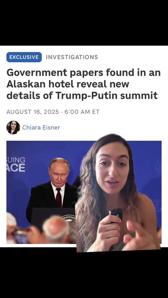 Cover for Leaked State Department documents reportedly found in a public printer reveal new details about a Trump-Putin summit in Alaska. What do they say? 🔍 #TrumpPutin #Alaska #News #Confidential
