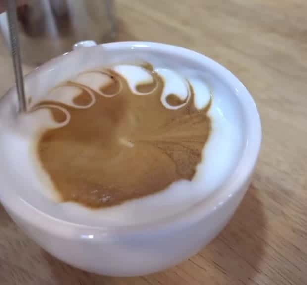 Cover for Guess what this latte art looks like! ☕🔥 #latteart #coffee #coffeeart