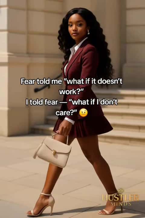 Cover for fear is an enemy. Has it ever affected you? #follow  #love  #startup  #fyp  #inspiration  #motivation 