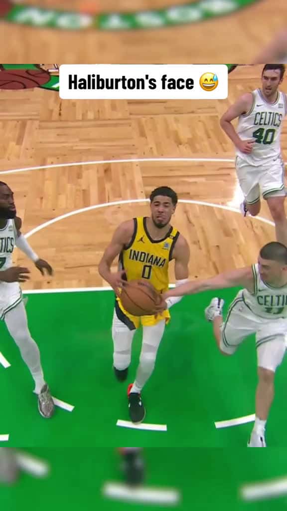 Cover for ESPNNBAPlayoffs NBA tyresehaliburton sports pacers 72811 #shortvideos