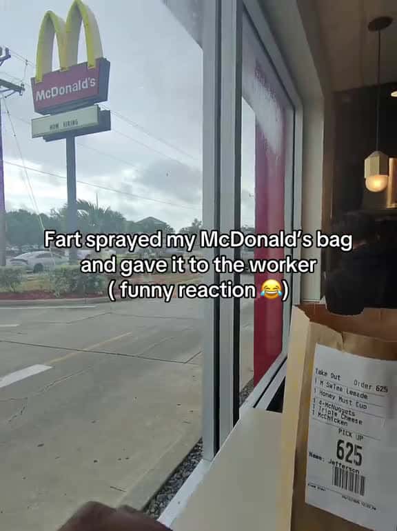 Cover for Fart spray prank on McDonald’s employee 😭😭 foryou funnyvideos funniestvideoonmyphone  prank