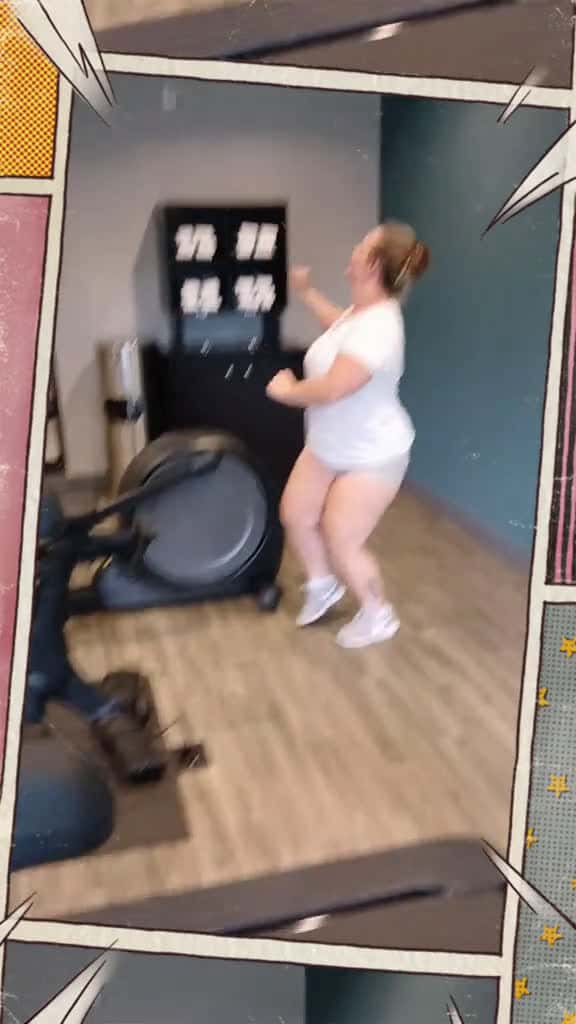Cover for Look at my mom getting it in the gym 😆  You go mom 🫶🏽@kim @BriMarie❤️  created by Caitlyn Horton with Ice Cube’s You Can Do It
