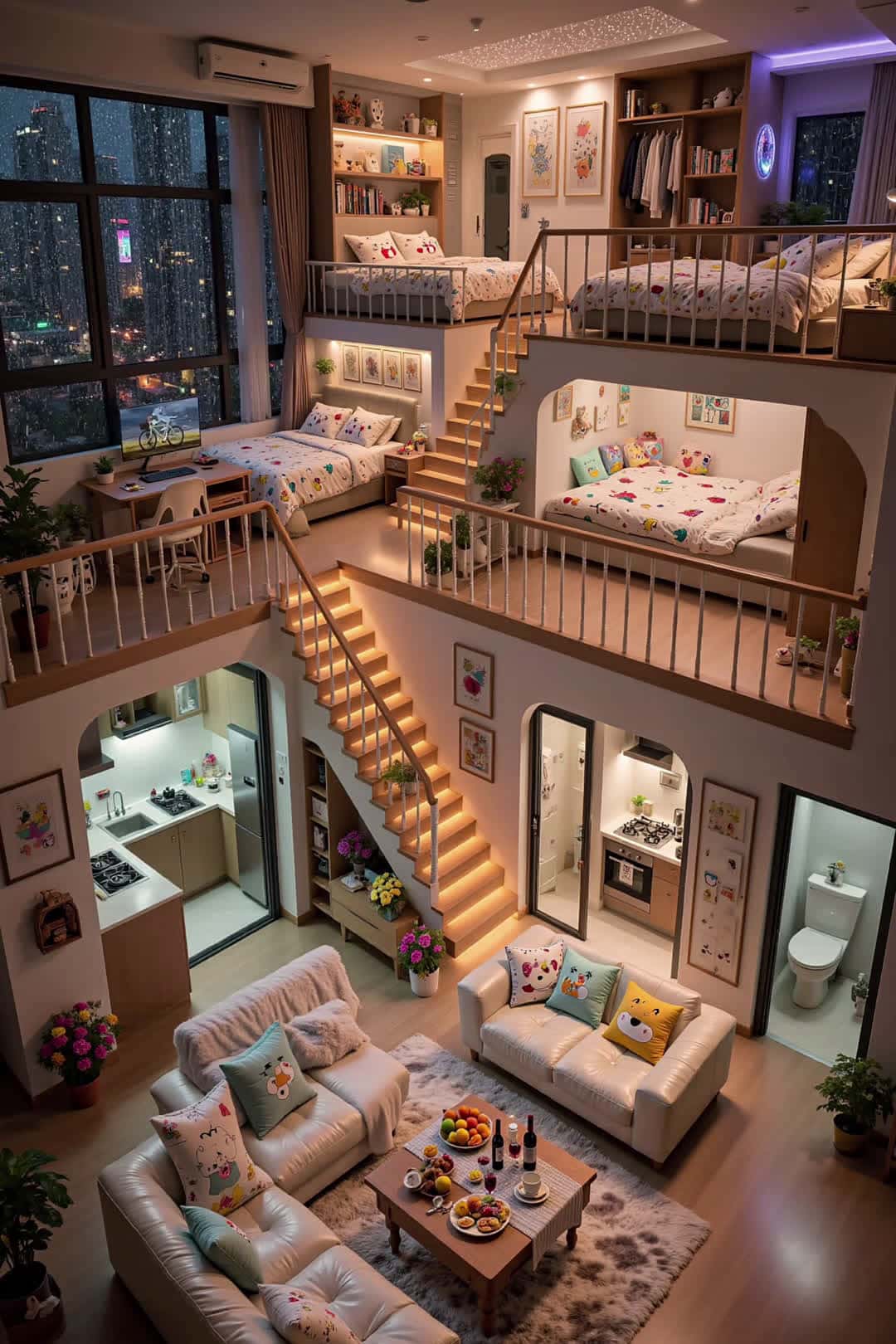 Cover for AI-generated: Find an apartment where no one bothers you, and soak up the joy of solo time all to yourself. #CozyNest #LoftApartments #DreamHome #ai