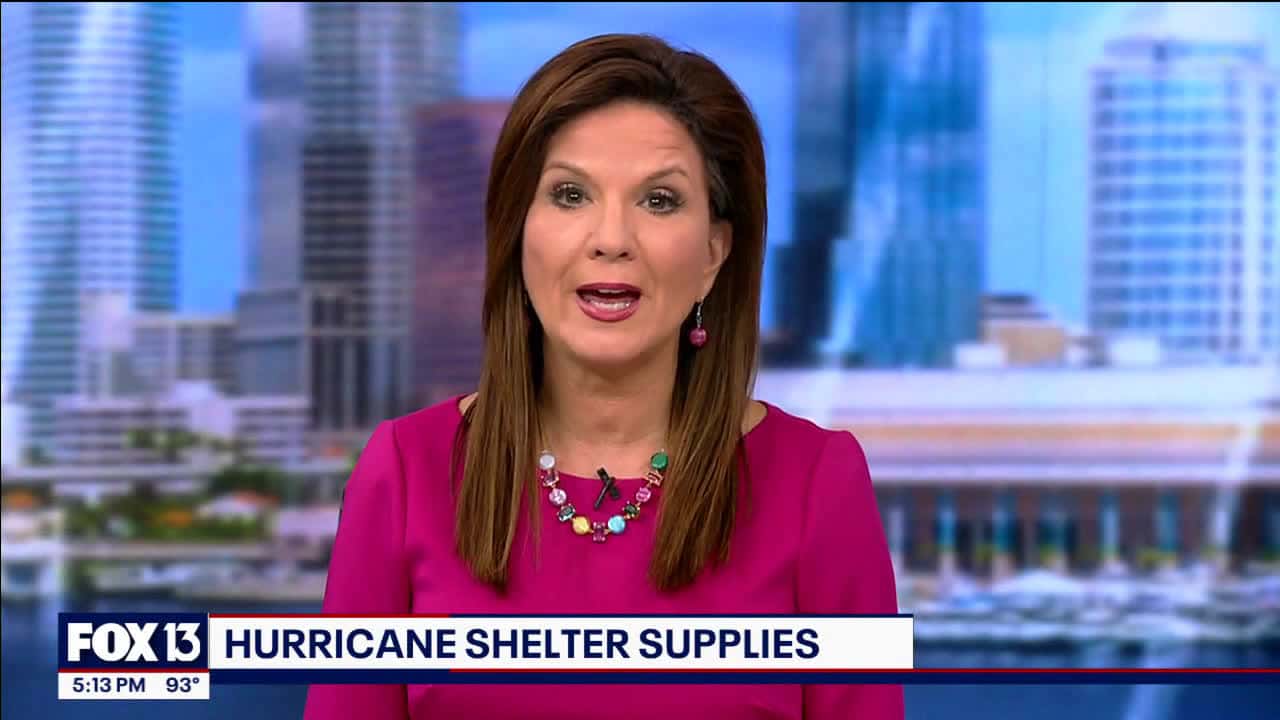 Cover for Hurricane shelter supplies