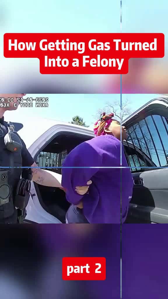 Cover for How Getting Gas Turned Into a Felony #cops #police #policeofficer #viral  #scoopz 
