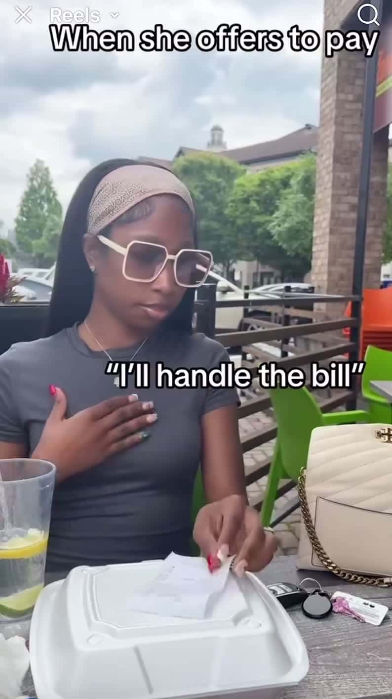 Cover for When she say she got the bill 😂😭fyp ypfabritee #fviral vi