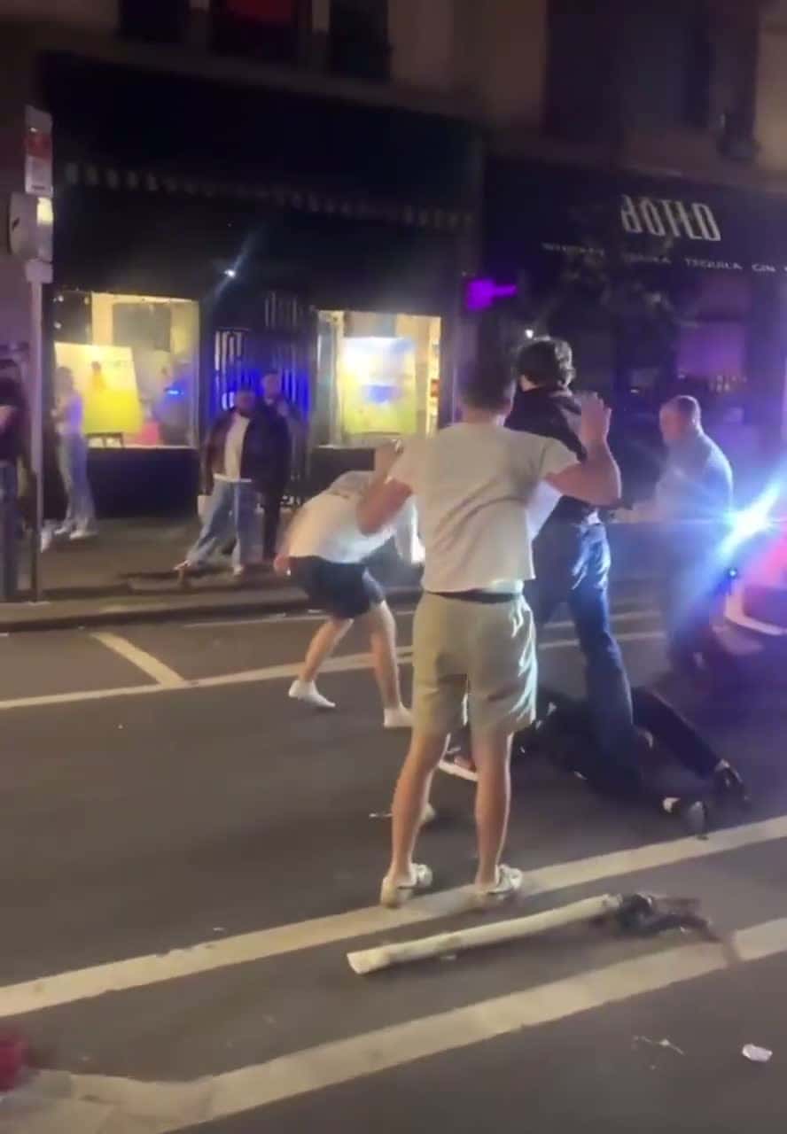 Cover for COP TASERS MAN IN FIGHT #fight #fyp #crazy #funny #scoopz