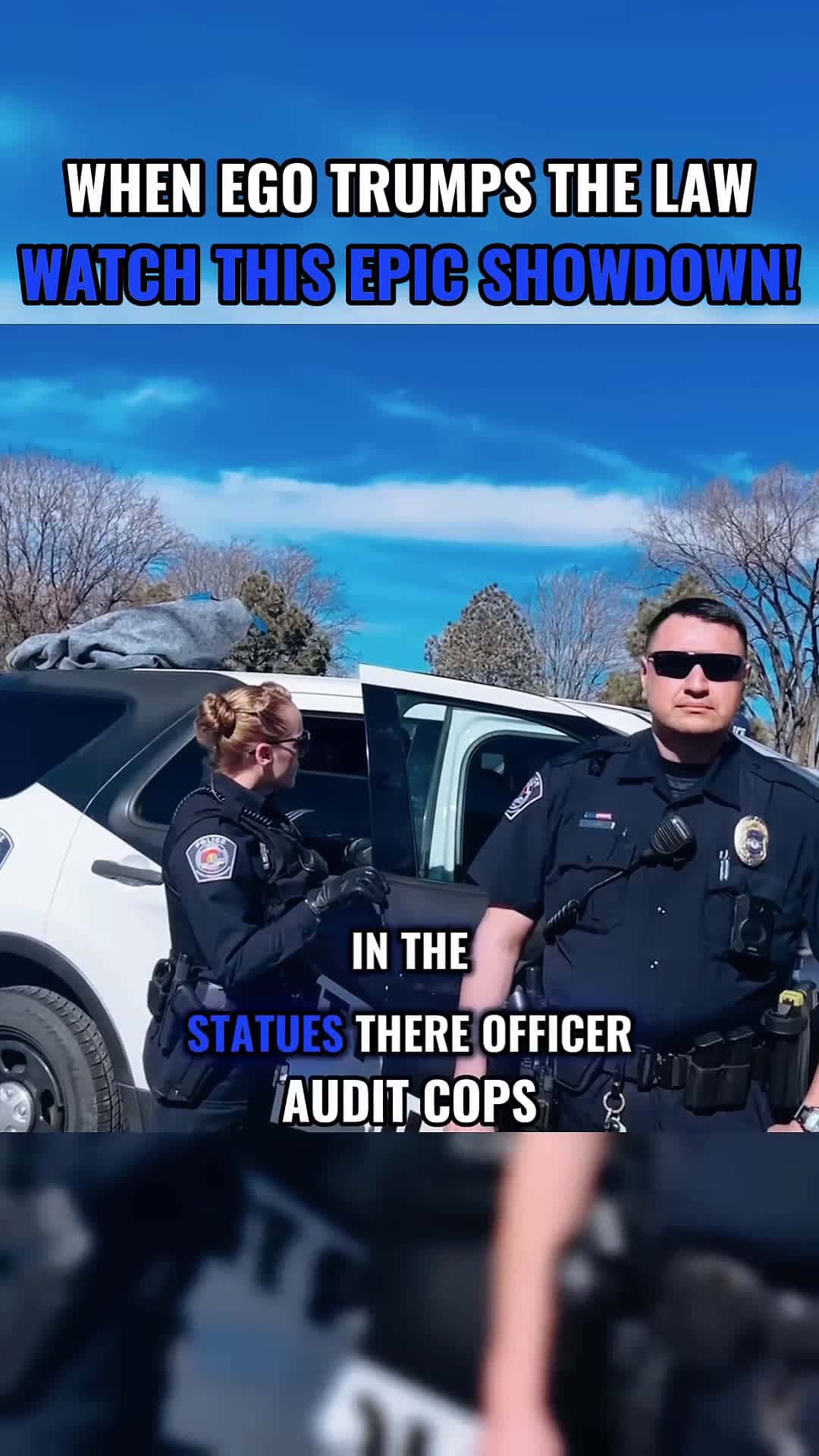Cover for When Ego Trumps the Law – Watch This Epic Showdown! #cops  #bodycam 