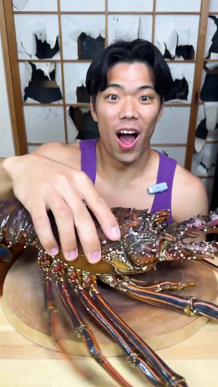 Cover for Lobster or Shrimp? #purplegorilla #mukbang