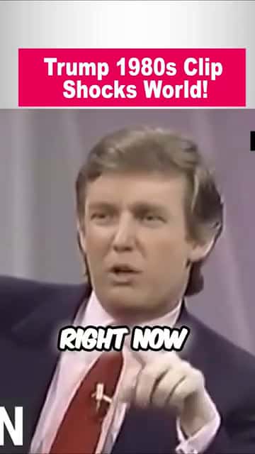 Cover for Trump's 1980s Prediction Shocks Today