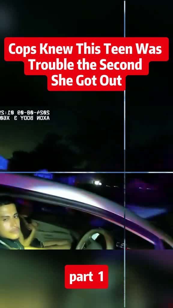 Cover for Cops Knew This Teen Was Trouble the Second She Got Out #cops #police #policeofficer #scoopz  #viral 