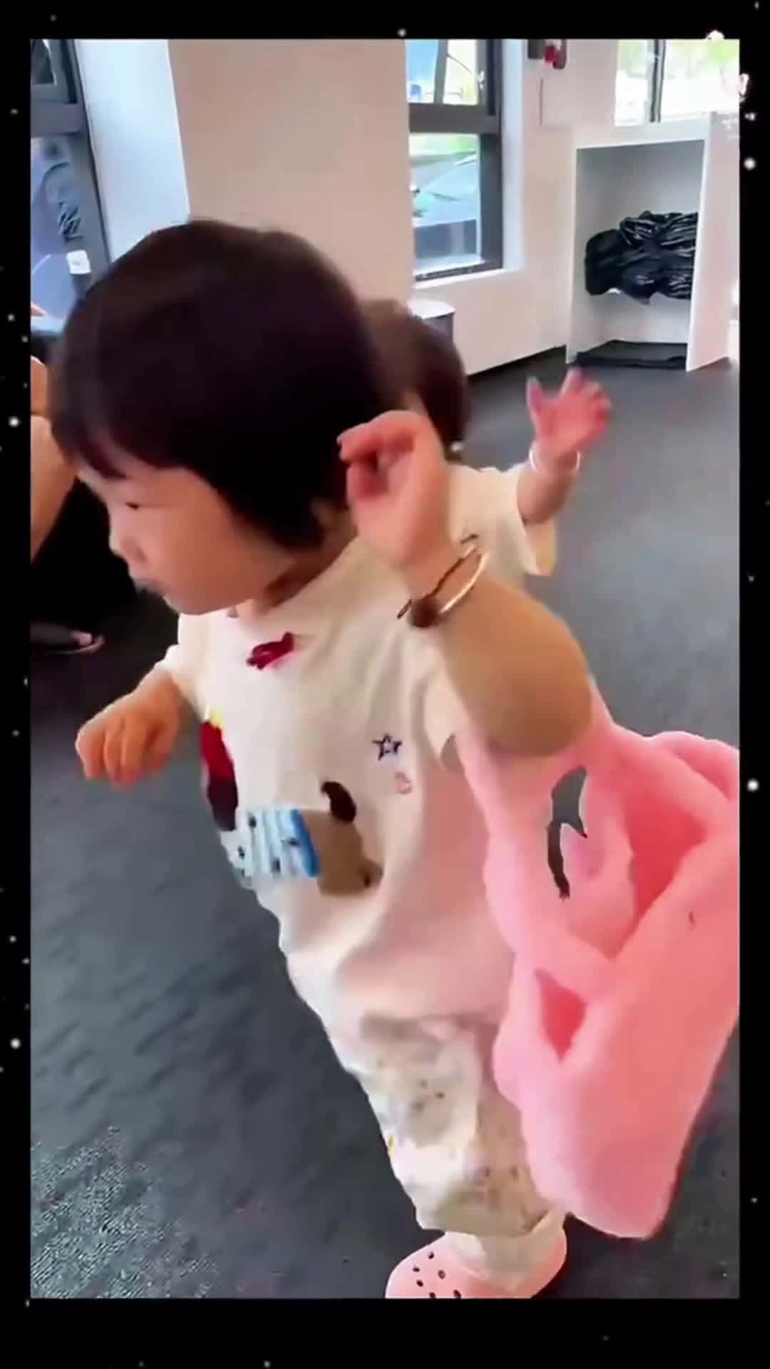 Cover for Twins Baby👯 #baby #twins #toddler #happy #moment  #reaction #fyp #funny 
