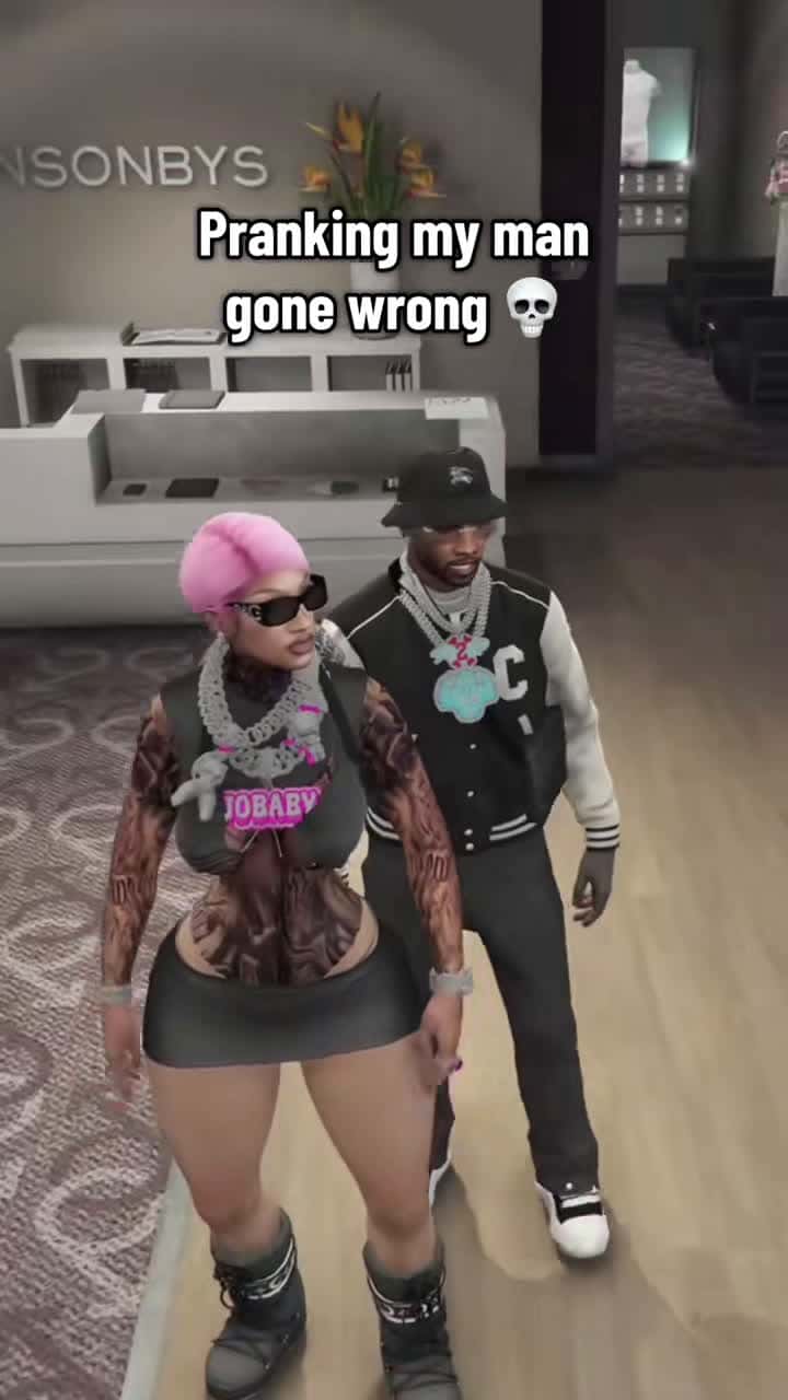 Cover for When your joke goes a little too far 😂 #GTAV #Roleplay #GamerGirl