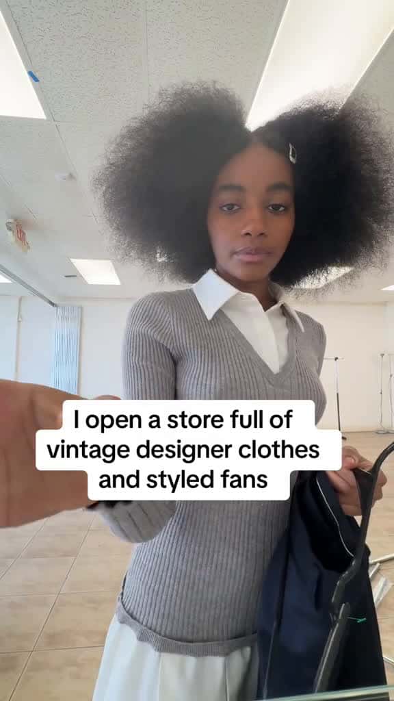 Cover for i opened a thrift store and styled fans in vinatge designer pieces  fashiontiktok 67105 #followMe
