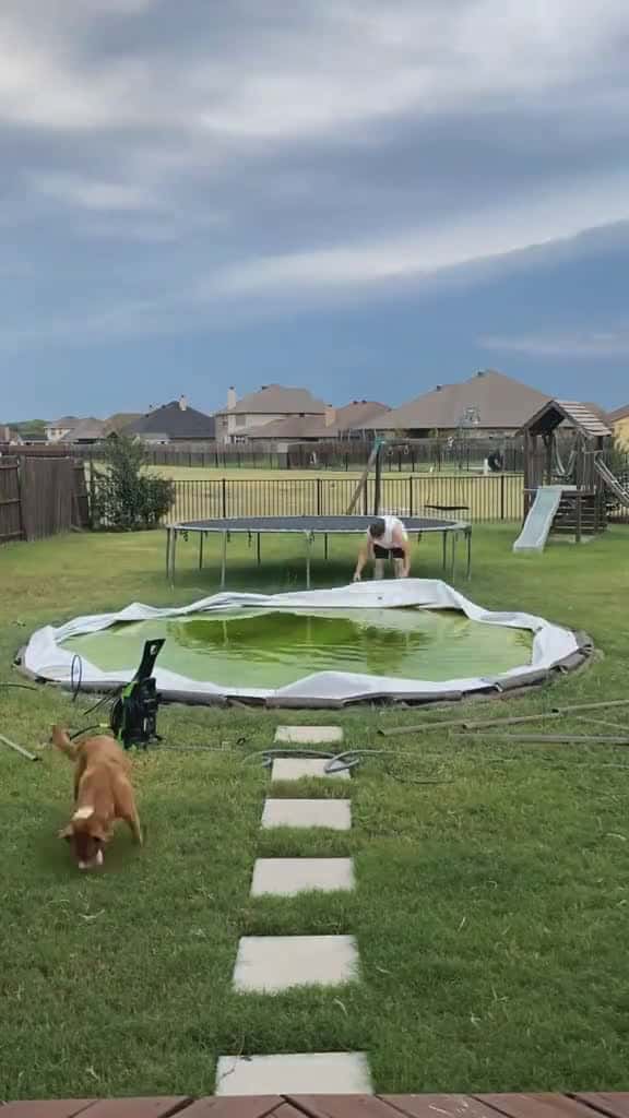 Cover for Pool to fire pit timelapse diyfirepit outdooors AEJeansHaveFun 26053 #us