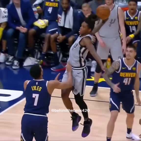 Cover for Lonnie Walker in beast mode 😮🔥 Watch that epic dunk! #NBA #LonnieWalker #SkyWalker