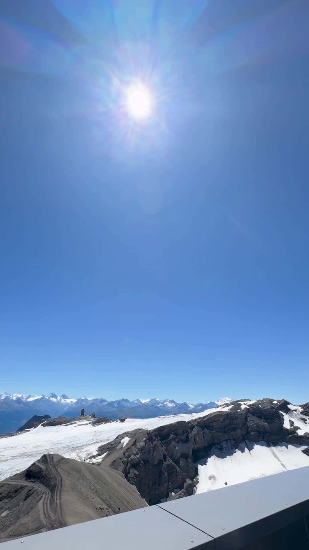 Cover for A breathtaking view from Glacier 3000! 🌍🏔️ #Switzerland #MountainView #TravelGoals
