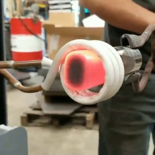 Cover for Using the induction forge to harden an H13 punch Courtesy of @coalironworks #worldofengineering #engineering #metalwork #workshop #science