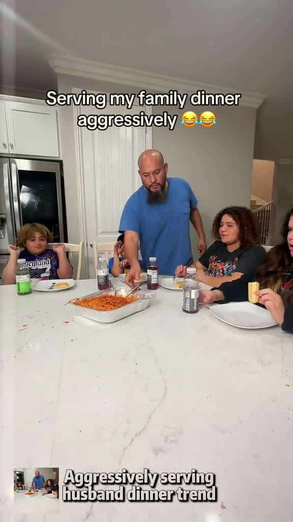 Cover for Serving my family dinners aggressively fyp Foryou prank videos funny funnyprank tiktok 82221 #trendingscoopz