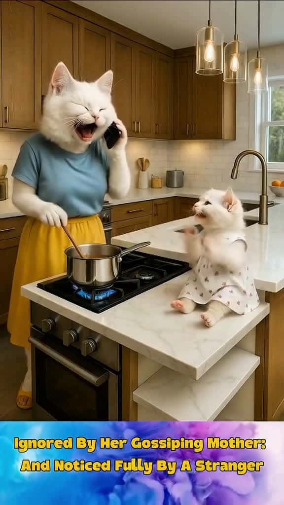 Cover for Ignored By Her Gossiping Mother And Noticed Fully By A Stranger cutecats catstories FunnyC 37503 #nicevideo