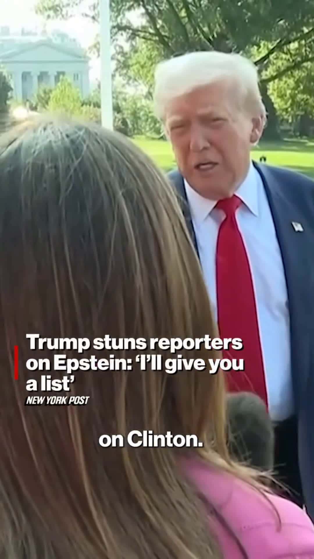 Cover for 🔥 “I’ll Give You a List” — Trump Names Epstein Associates, Dodges Maxwell Pardon QuestionPresident Donald Trump stunned reporters Friday, saying:> “I’ll give you a list. Bill Clinton. Larry Summers. There are a lot of people 