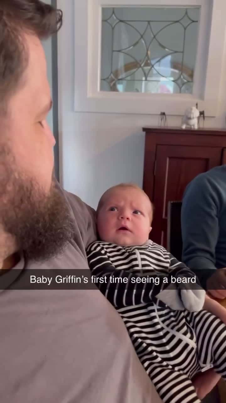 Cover for Babies, first time seeing a beard guy😂