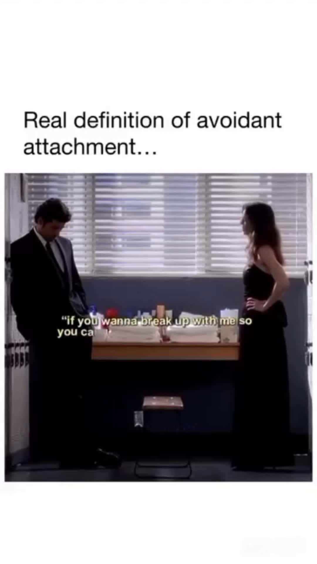 Cover for Real definition of avoidant attachment🥺🎯