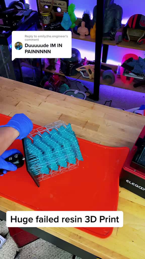 Cover for My epic crystal dragon print fail! 🐉 #3dprinting #dragonfail #oops