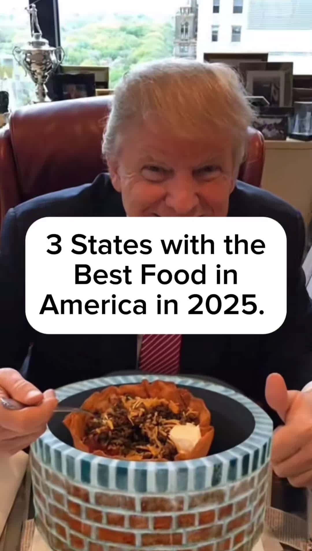 Cover for #UnpopularOpinion 3 States with the Best Food in America in 2025.