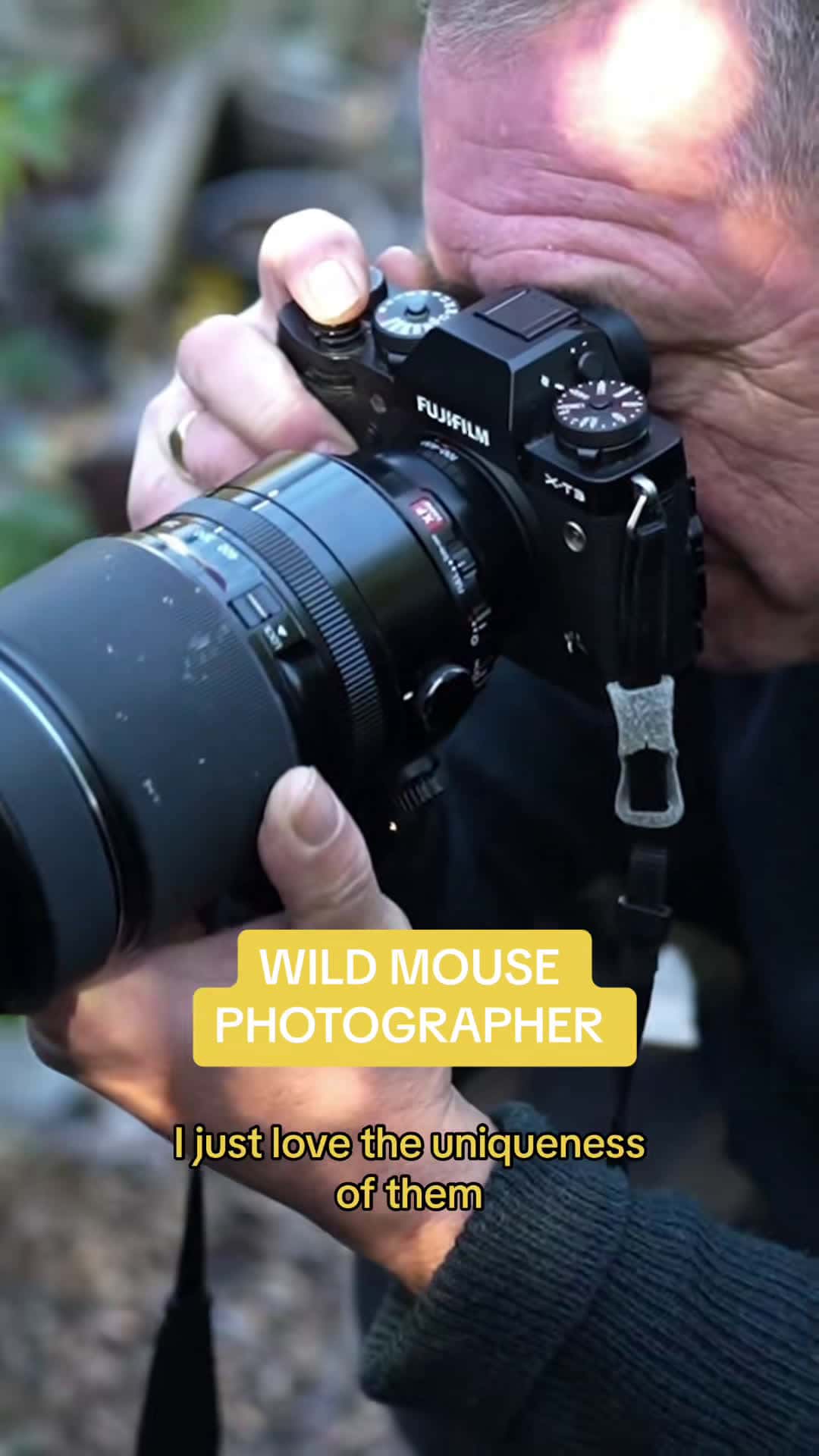 Cover for #Mouse #photographer @Gez robinson builds acorn motorcycles and lemonade stands for his miniature muses, then patiently waits to capture candid shots of his tiny stars. #cute #mice