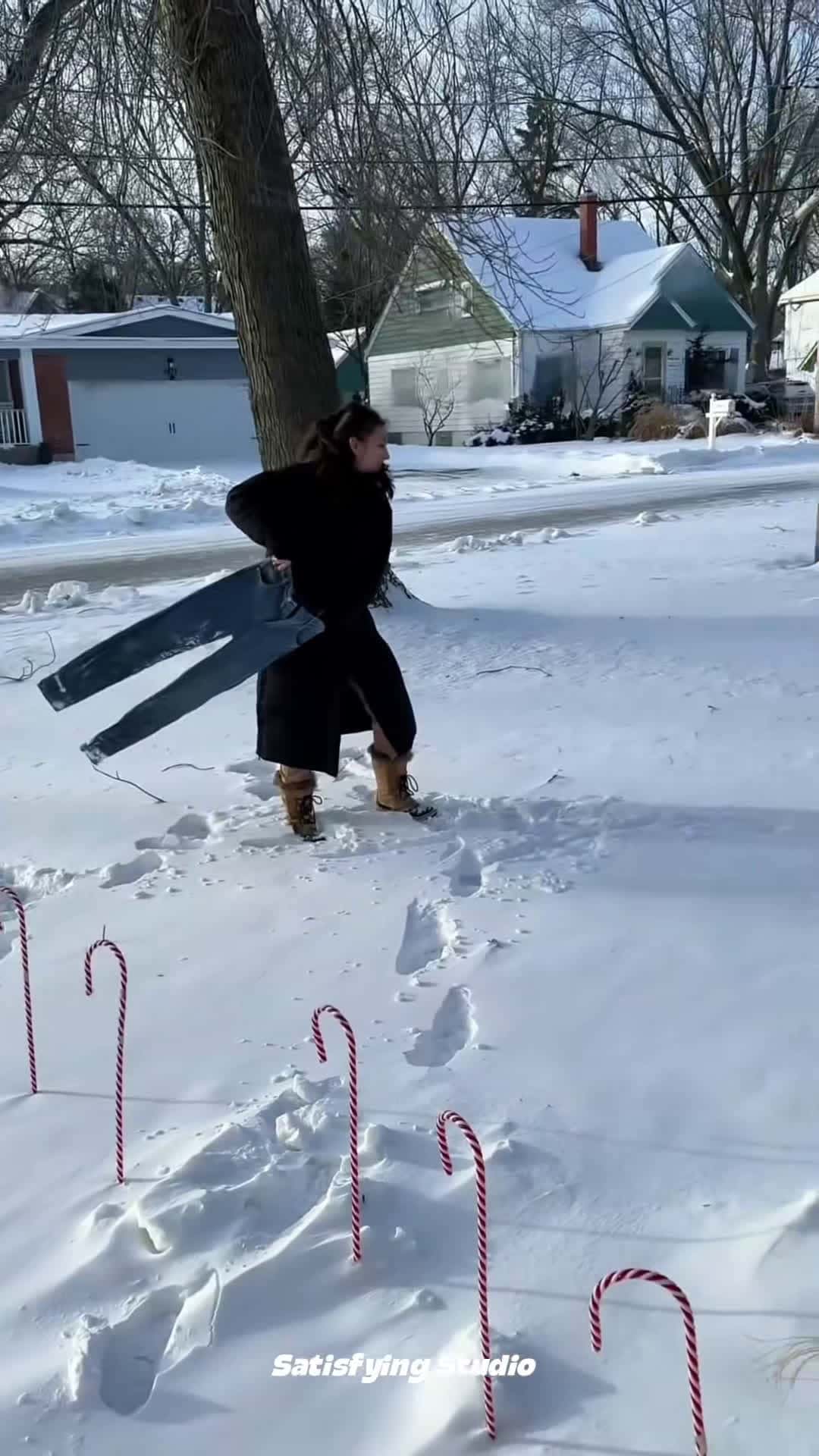 Cover for #OddlySatisfying snow is life #satisfyingvideos #viral #satisfying #asmr #snow