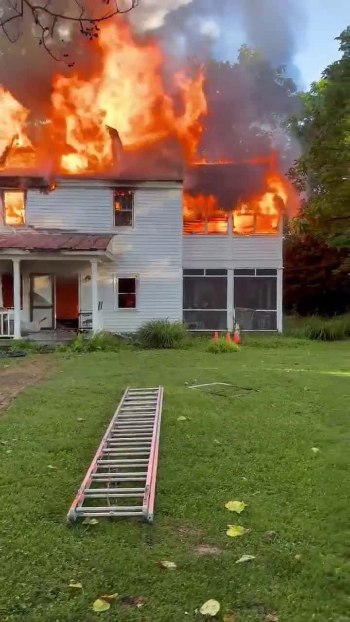 Cover for Fire Ravages 18th-Century Quaker Farmhouse in Maryland