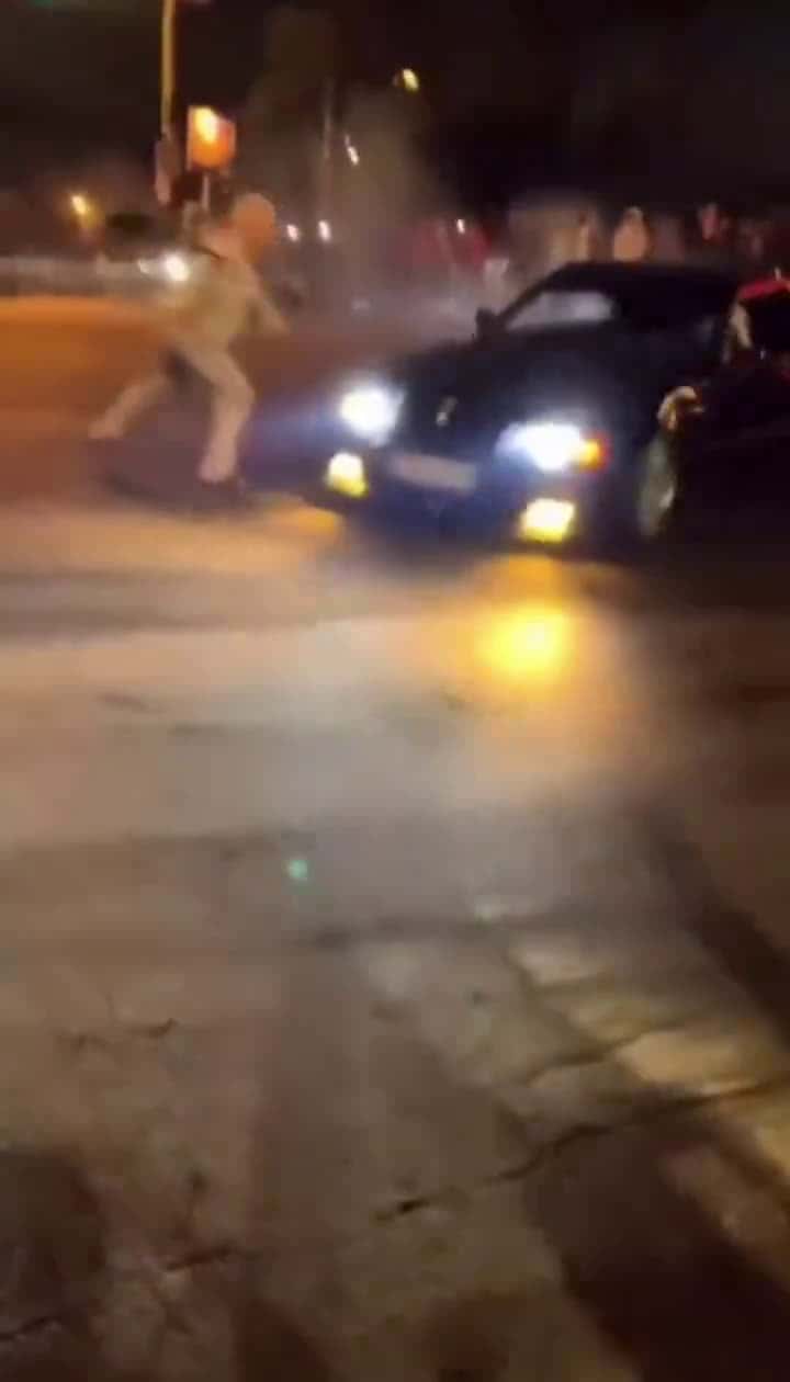 Cover for Elderly white man gets savagely knocked out and assaulted  #fight #jump #fightcam  #viral