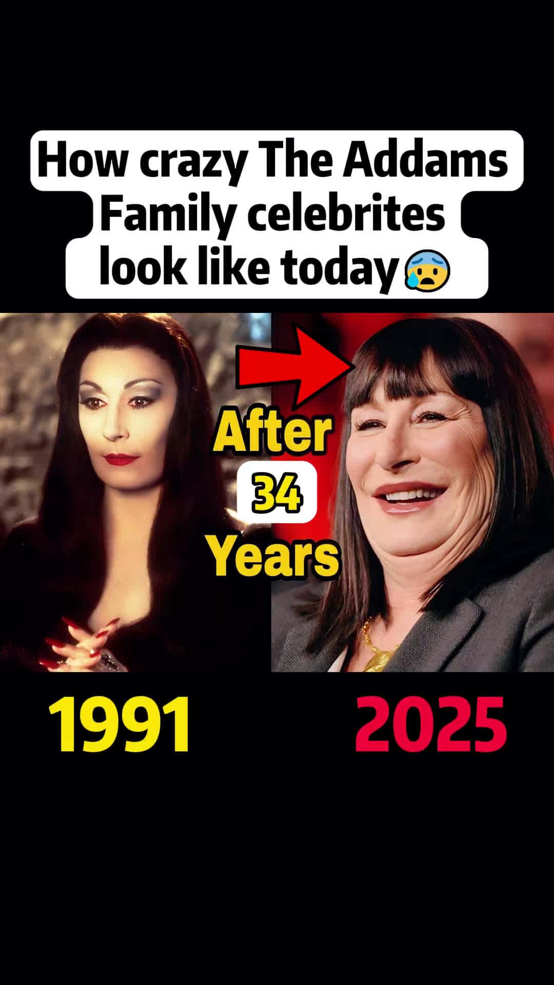 Cover for #CaughtOnCamera How crazy the Addams family celebrities look like today #celebrity #celeb #art #cute #movie #influencer #news #makeup #instadaily #star #likeforlikes #celebrityfashion #movies #celebrities #style #music #explore #foryoupage #fyp #viral 