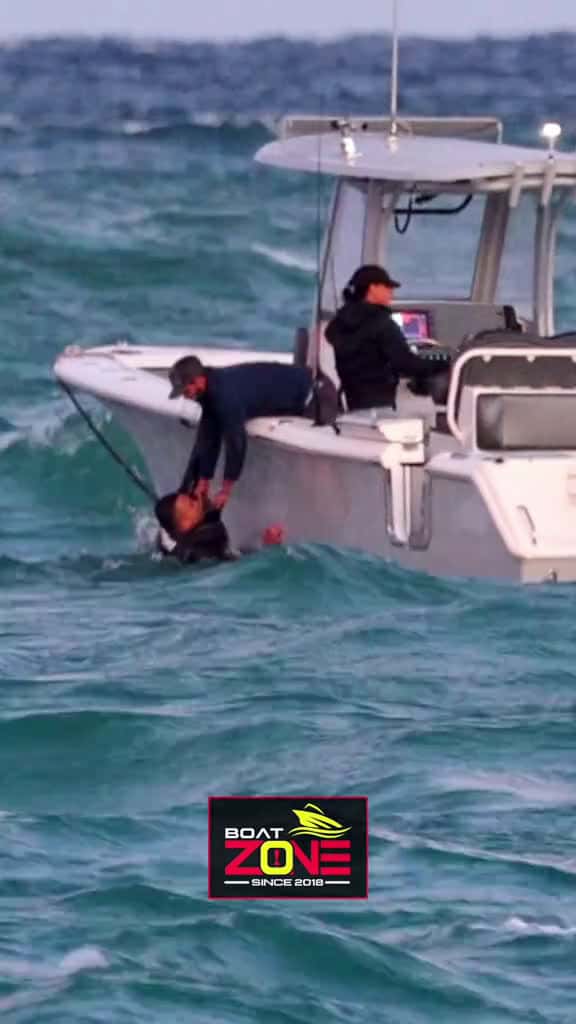 Cover for Haulover Inlet is a terrible place to fall overboard. Captain richardperez1122 Big respect 93438 #shortvideos