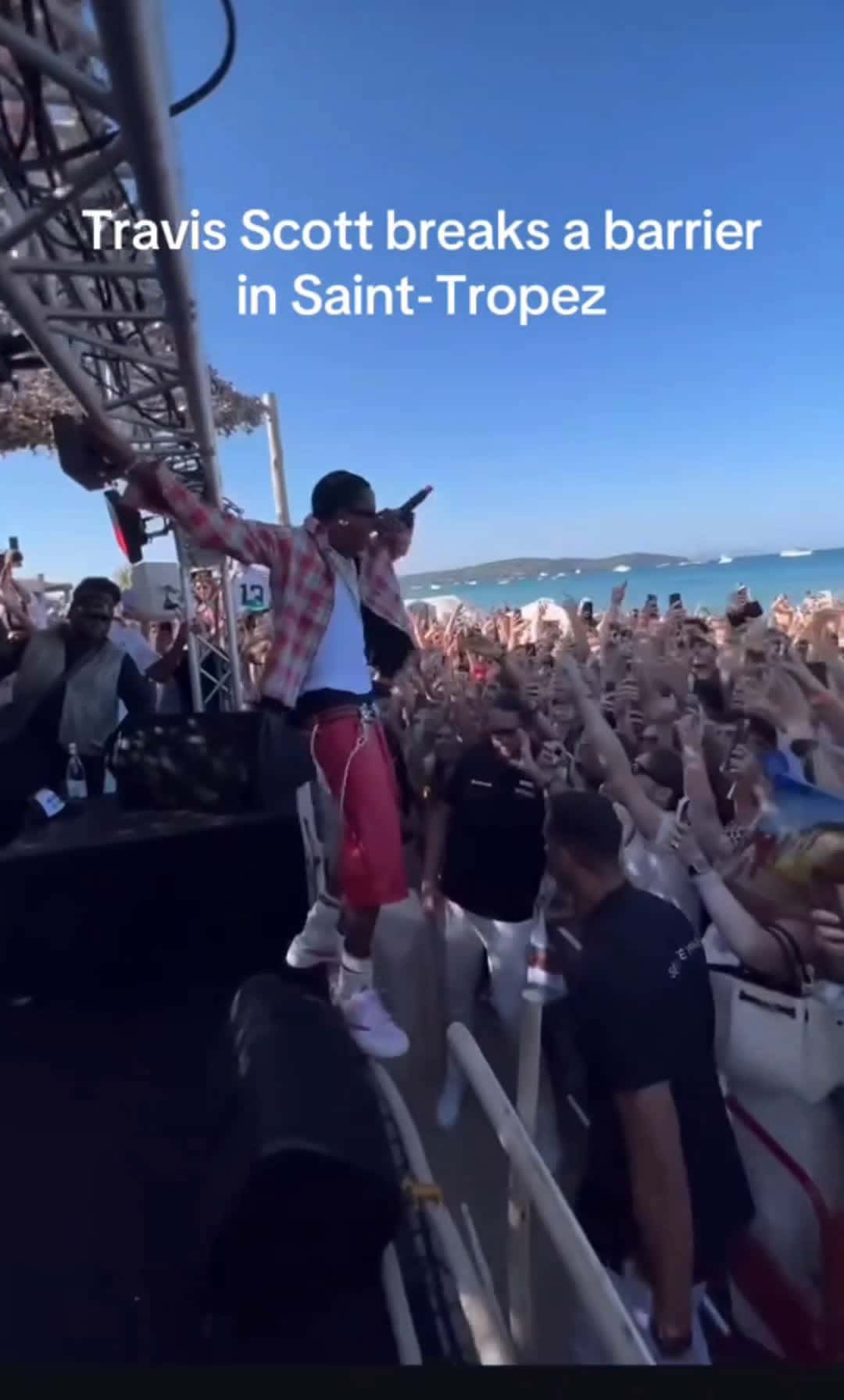 Cover for Travis Scott in Saint Tropez #travisscott #sainttropez #traviscott #travis 