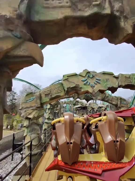 Cover for Rapterra Back Left POV - Kings Dominion - March 29th Opening Day Kingsdominion Rollercoast 42411 #ilovescoopz