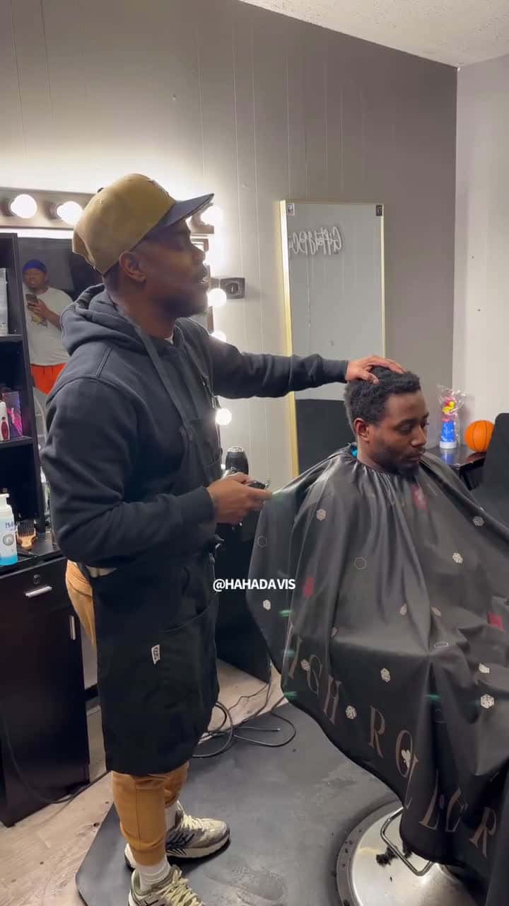 Cover for Thoughts as a barber. 😂