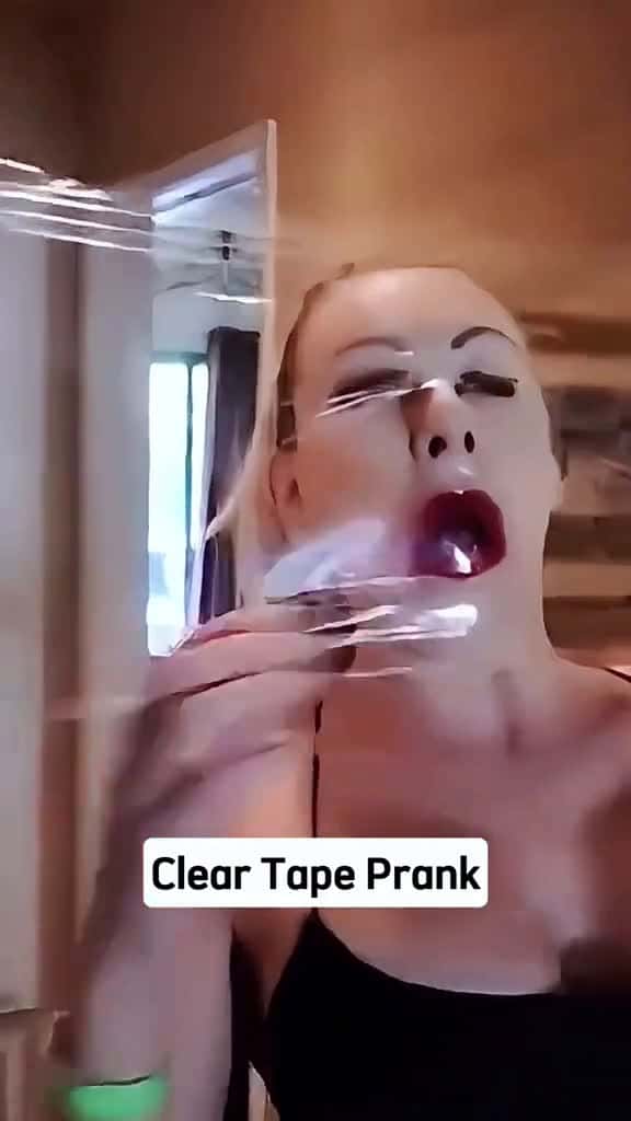 Cover for Invisible tape prank #scarecam #scareprank #jumpscare #scaring #funnymoment #funnyfail #prankvideo #foryour #fpy