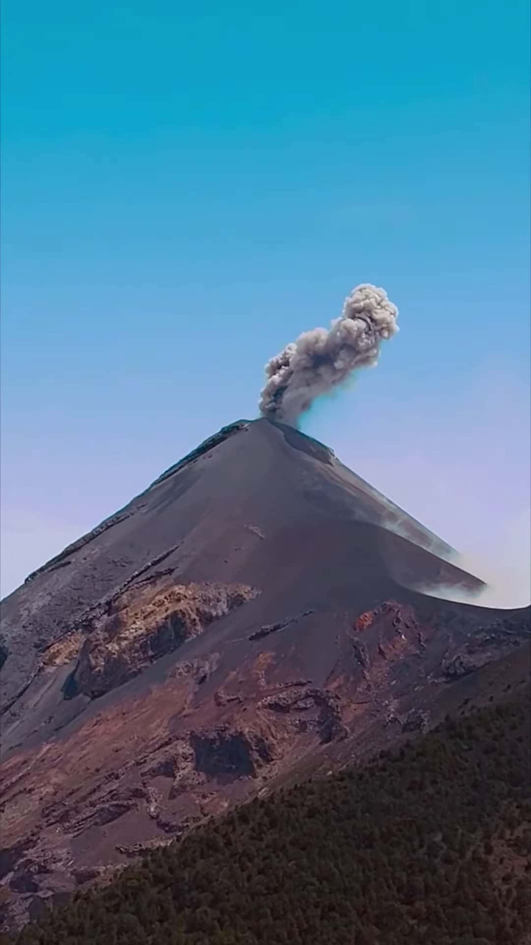 Cover for #CaughtOnCamera Daytime Eruption of Volcano.